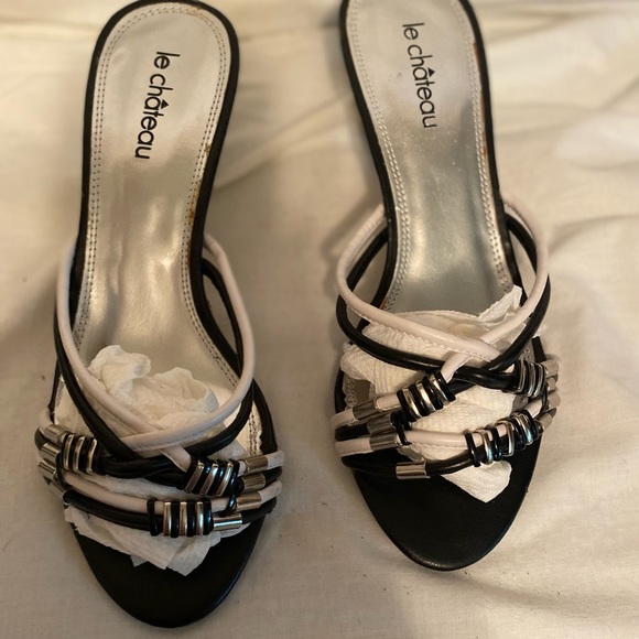 Le château kitten heel slip on sandal size 7 - Picture 7 of 9